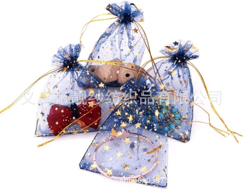 5pcs  Moon & Star Drawstring Bag j11