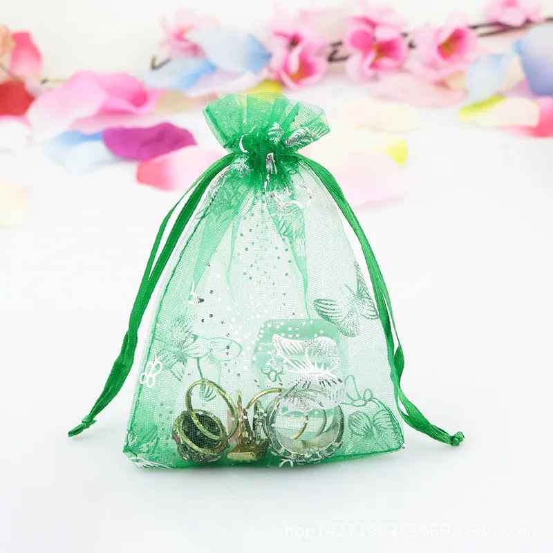 5pcs Butterfly Drawstring Bag j11