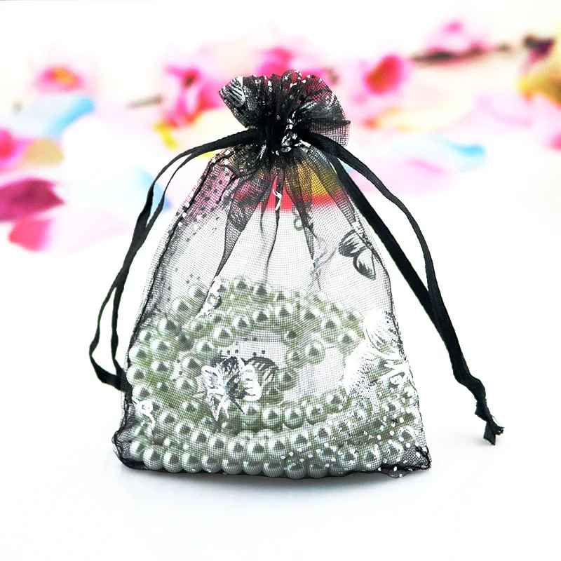 5pcs Butterfly Drawstring Bag j11