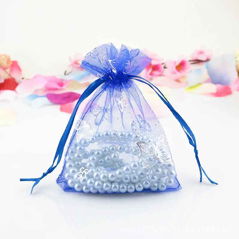 5pcs Butterfly Drawstring Bag j11