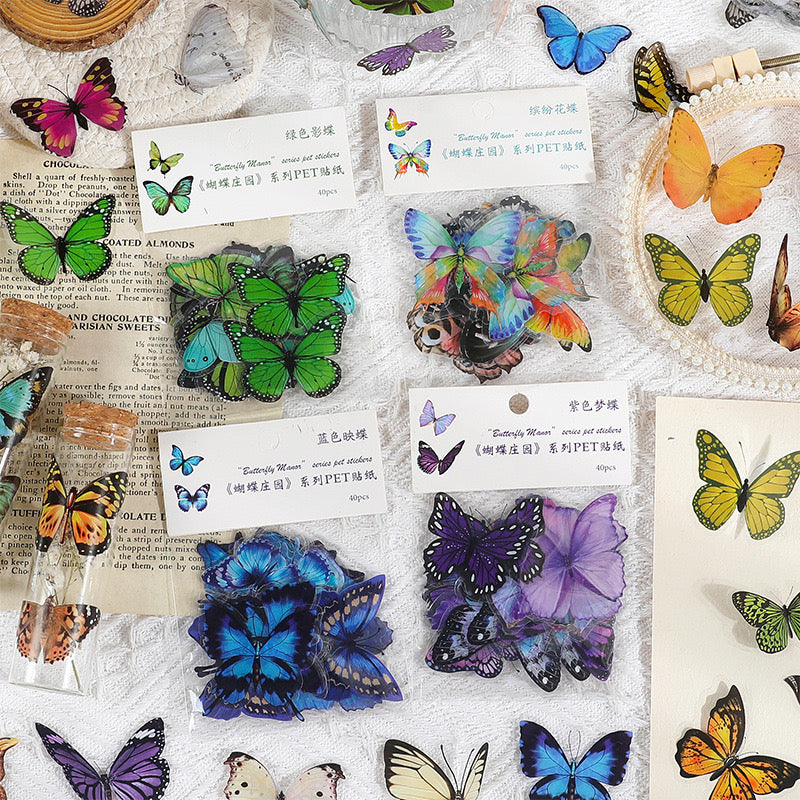Decorative Butterfly Stickers r01