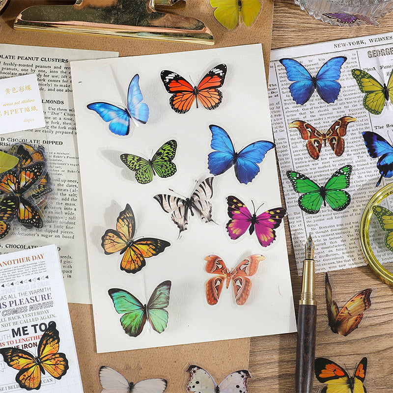 Decorative Butterfly Stickers r01