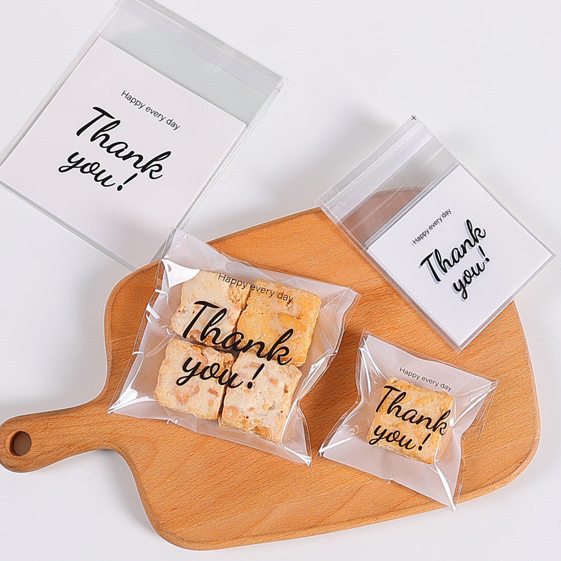 100pcs Thank You Packaging Nylon j10