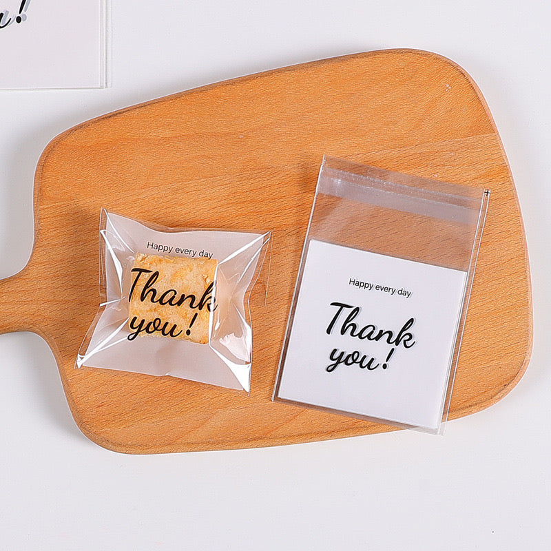 100pcs Thank You Packaging Nylon j10