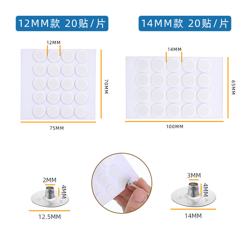 20pcs Candle Wick Stickers m04