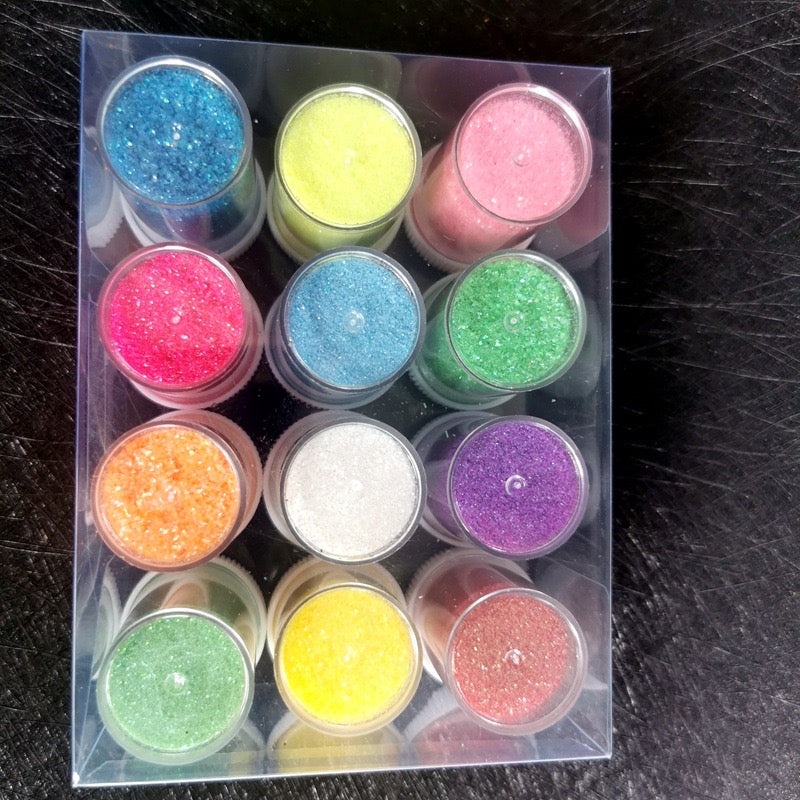 12pcs Glitters o02