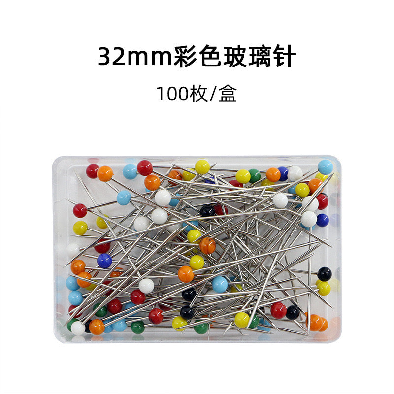 100pcs Round Head Pins f013