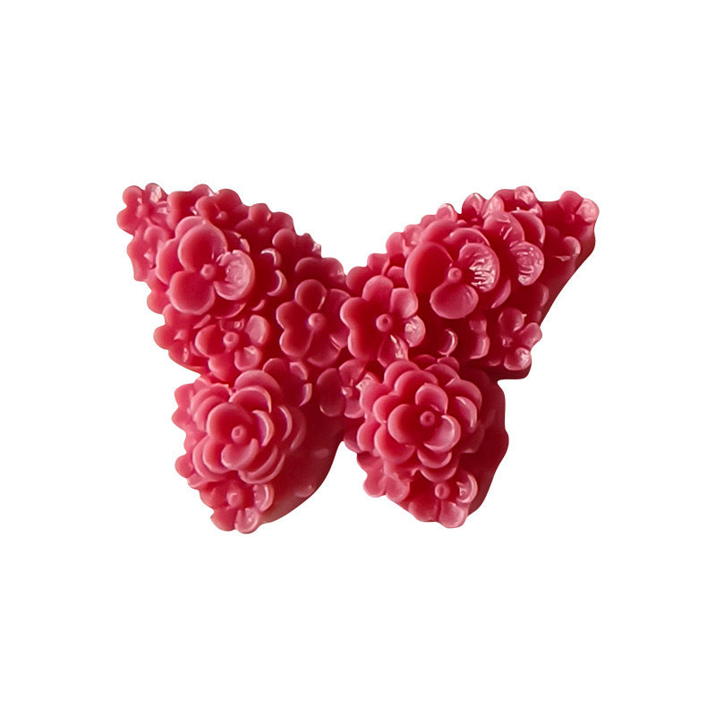 Flower Butterfly Candle Silicone Mold h013