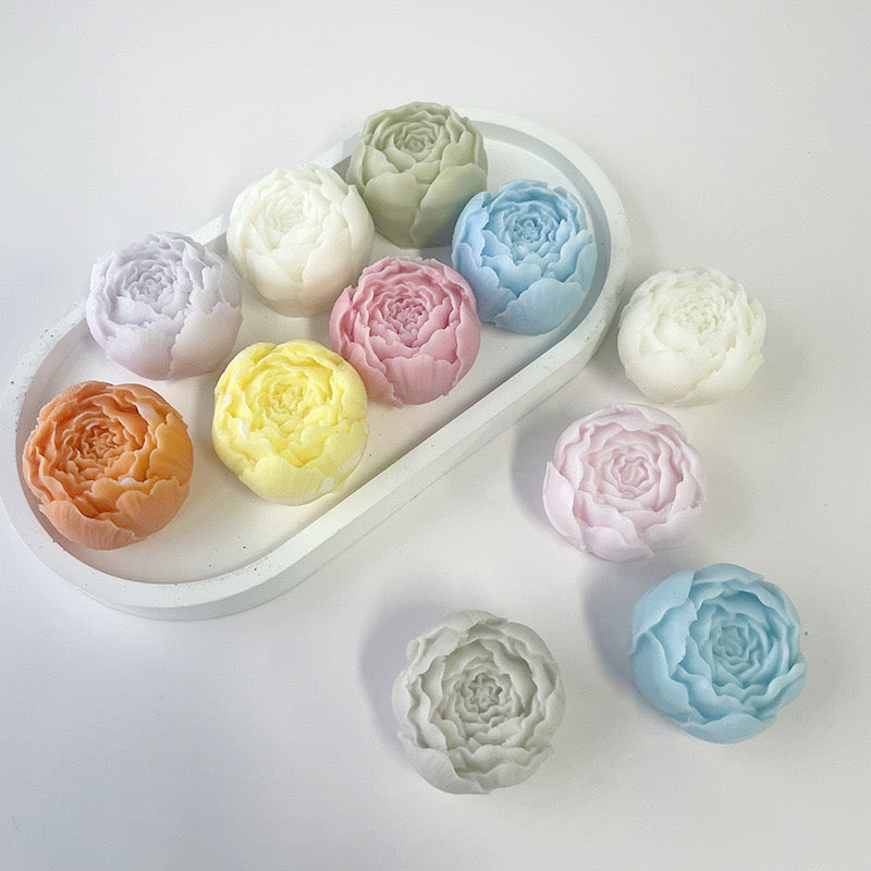 Rose Candle Silicone Mold h012