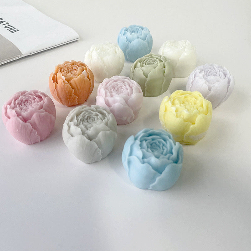 Rose Candle Silicone Mold h012