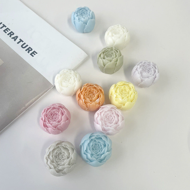 Rose Candle Silicone Mold h012