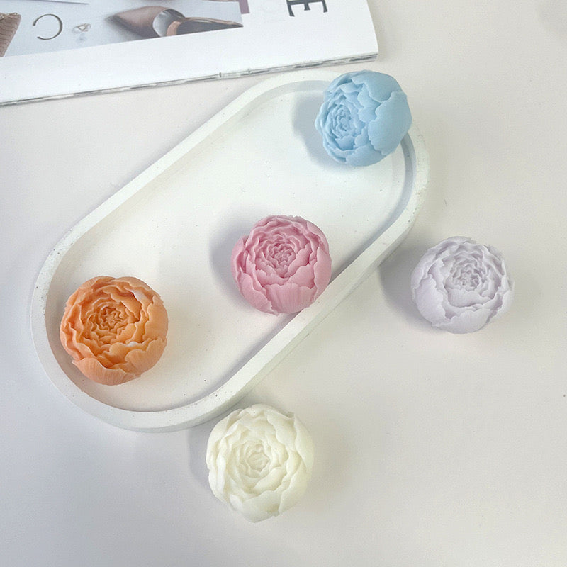 Rose Candle Silicone Mold h012