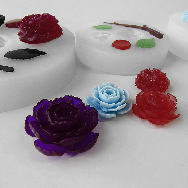 Leaves Branch Silicone Mold h06