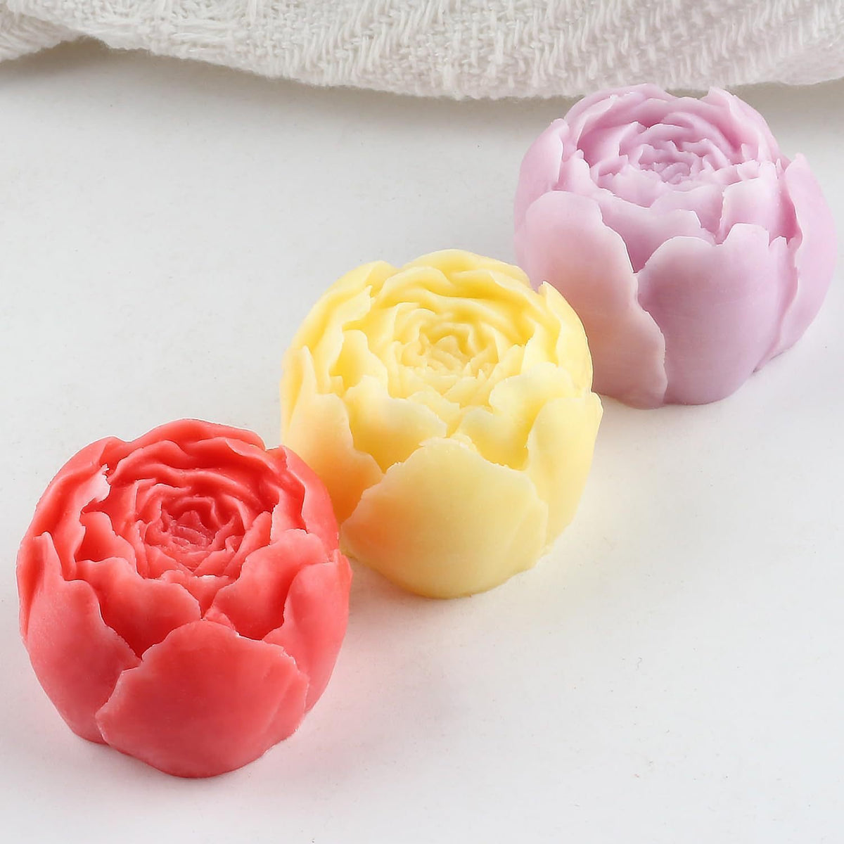 Rose Bud Candle Silicone Mold h012