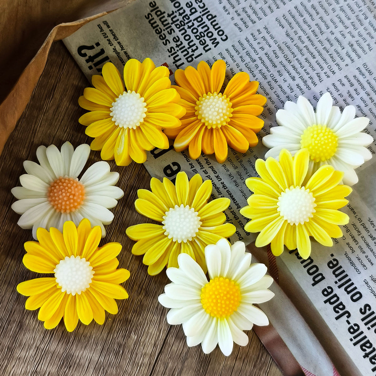 Sunflower Candle Silicone Mold h013