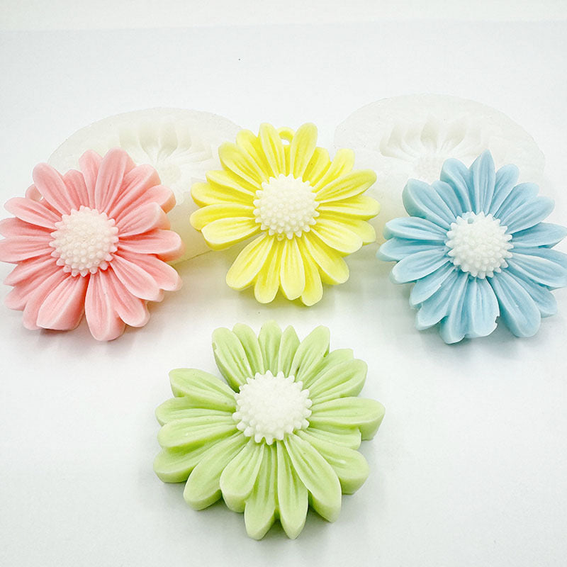 Sunflower Candle Silicone Mold h013