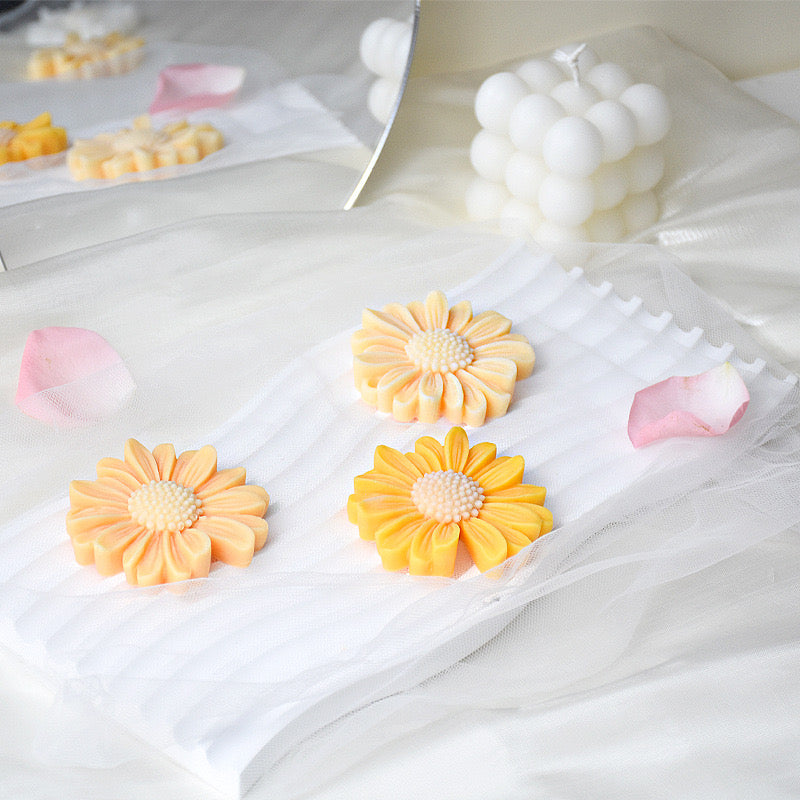 Sunflower Candle Silicone Mold h013