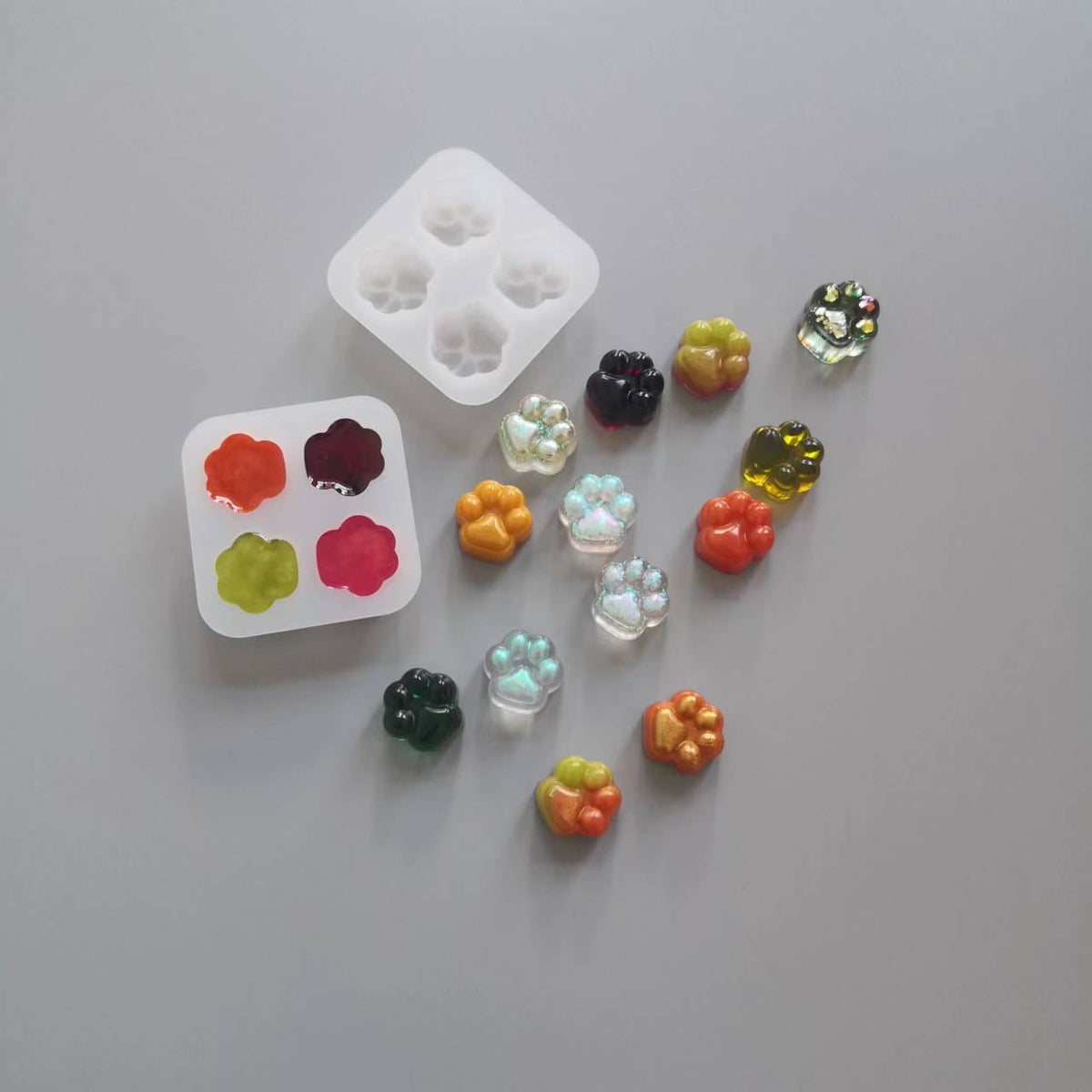 Mini Paw Silicone Charm Mold