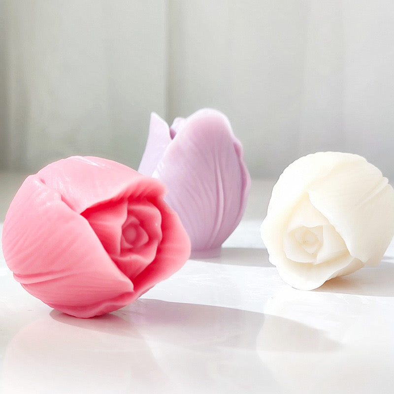 Tulip Flower Candle Silicone Molds h013