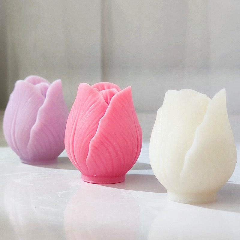 Tulip Flower Candle Silicone Molds h013