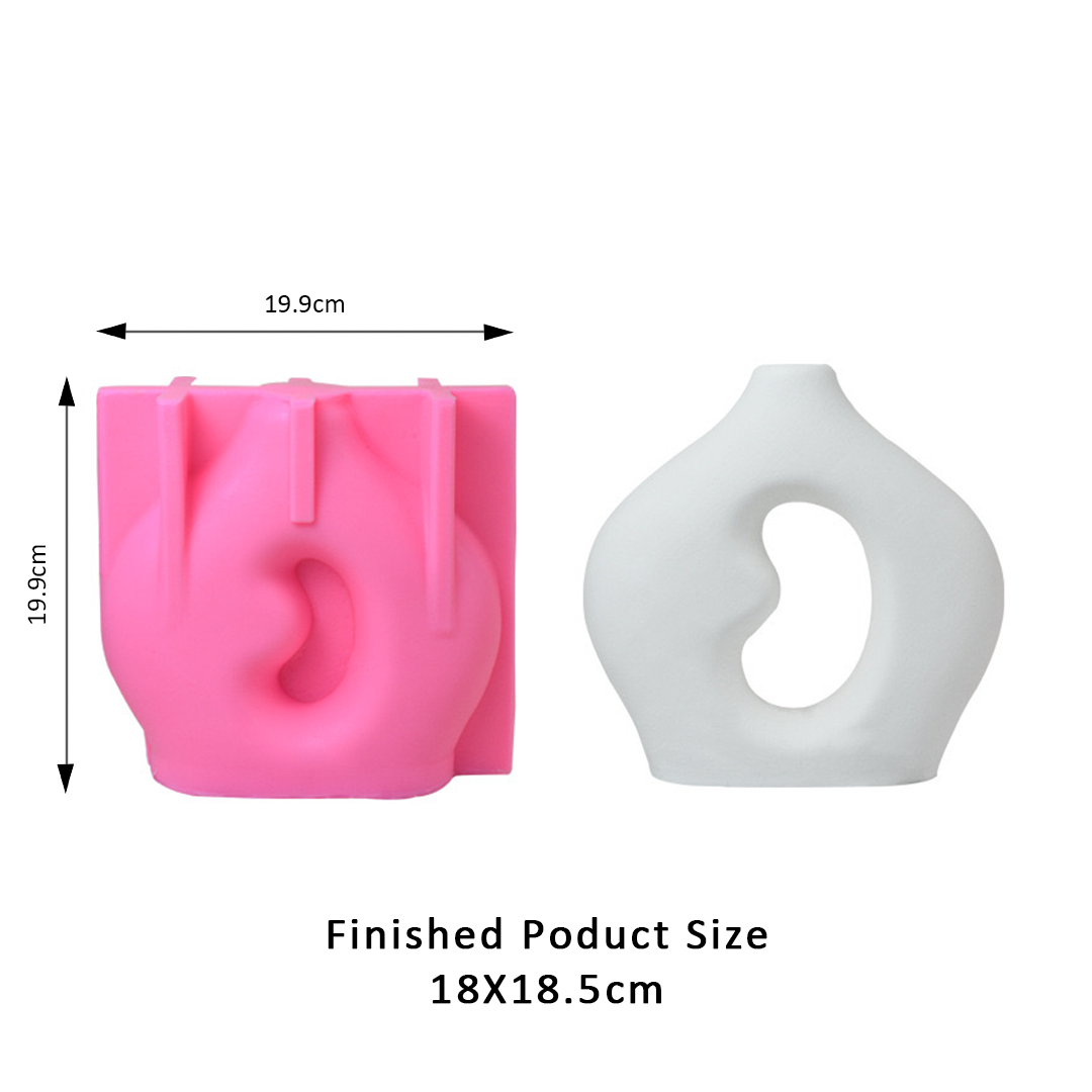 Bean Shape Nordic Vase Mold i03
