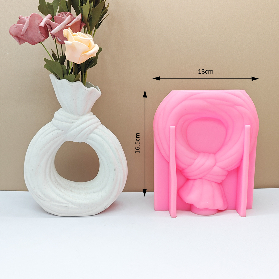 Knot Silicone Vase Mold i011