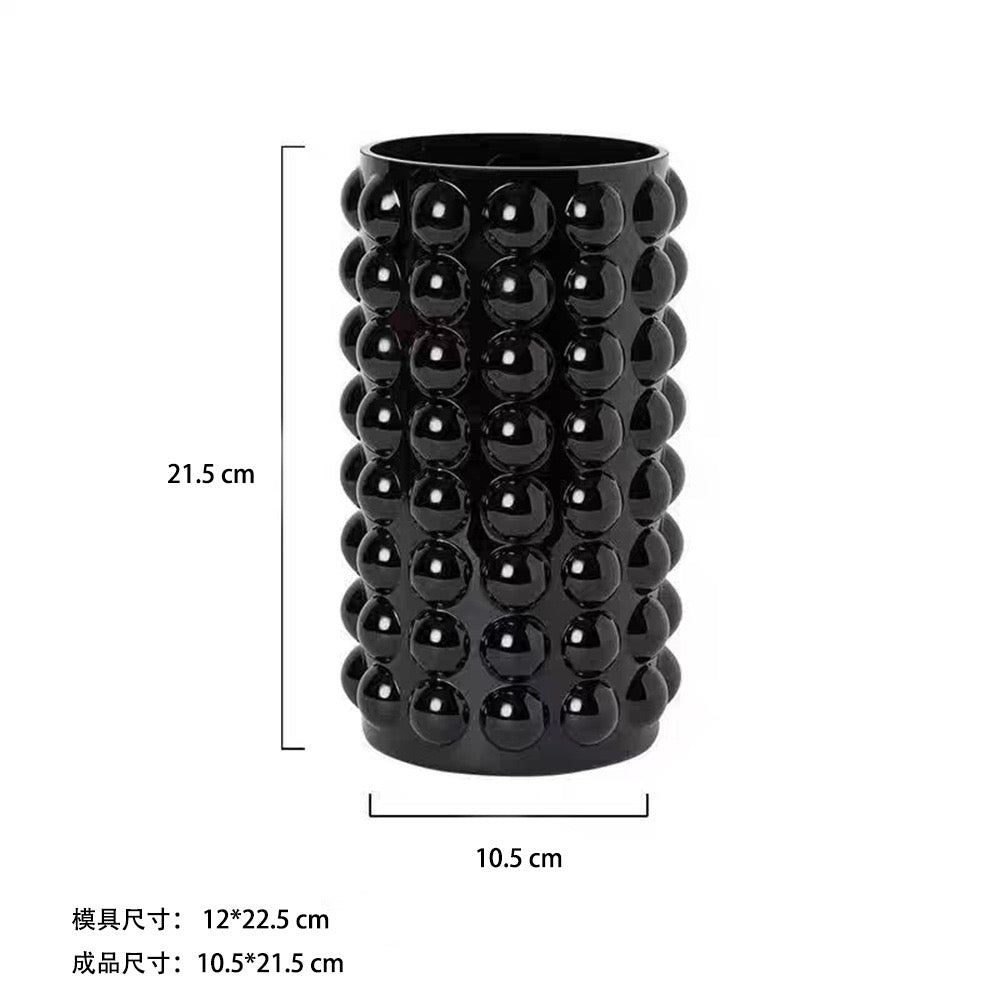 Bubble Cylindrical Silicone Vase Mold i011