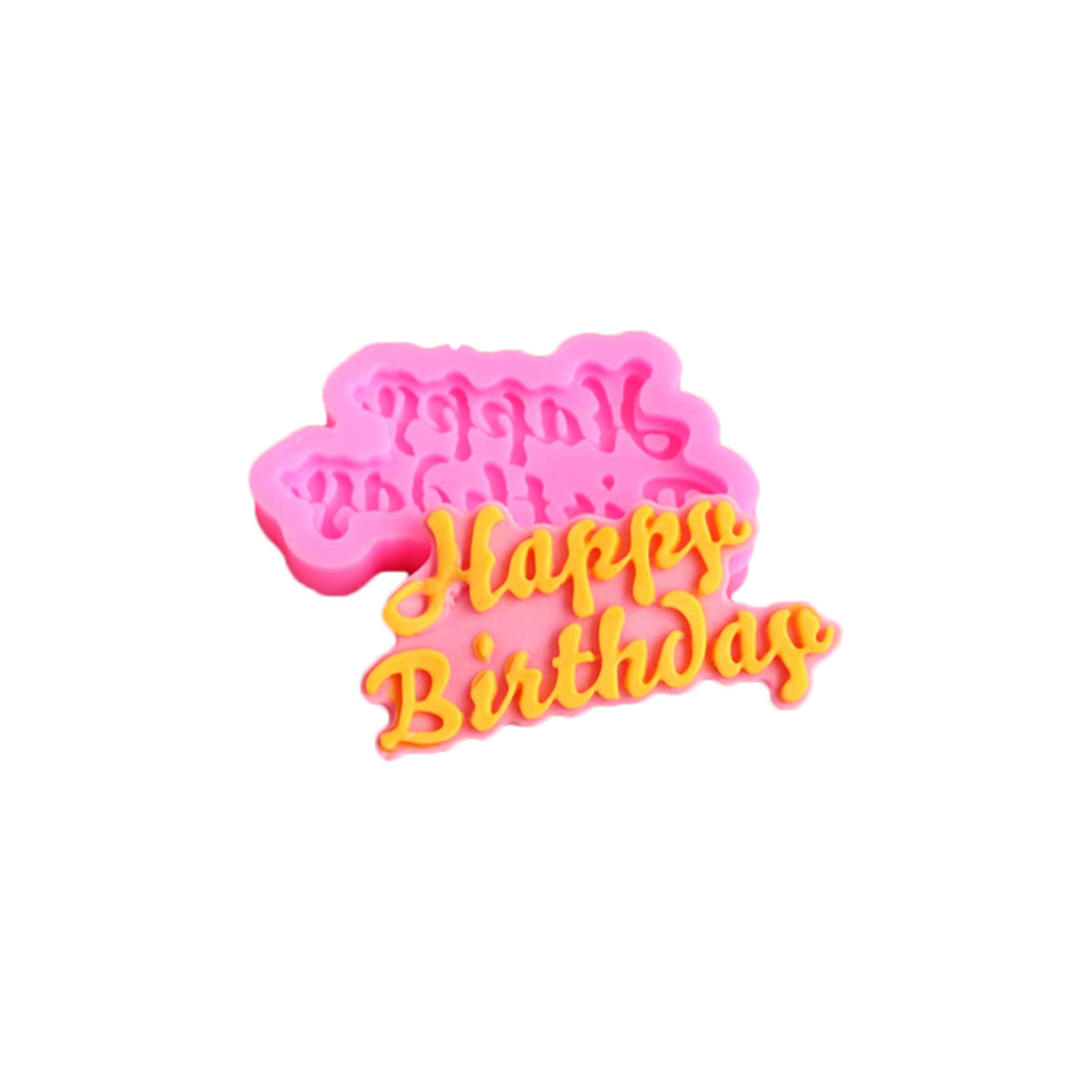 Happy Birthday Silicone Mold i07