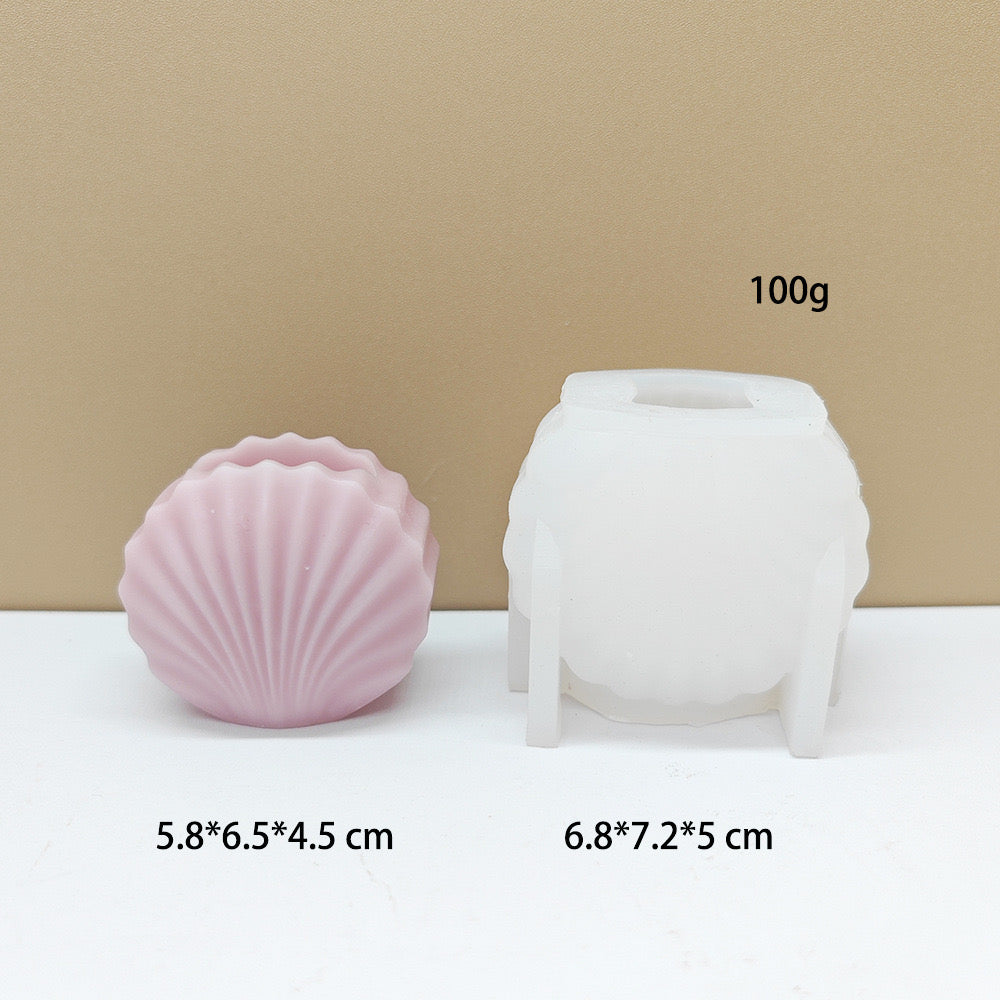 Shell Mini Vase Silicone Mold c012