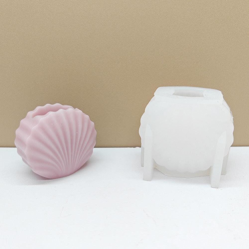 Shell Mini Vase Silicone Mold c012