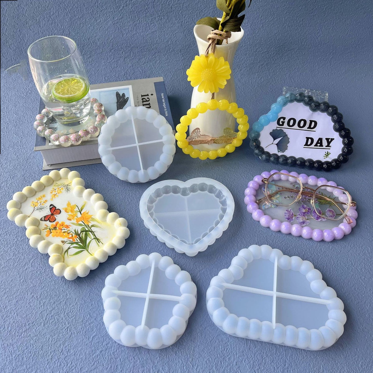 Bubble Trinket Tray Silicone Mold g015