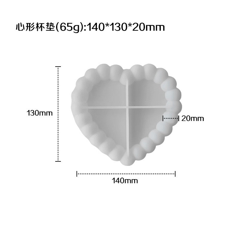 Bubble Trinket Tray Silicone Mold g015