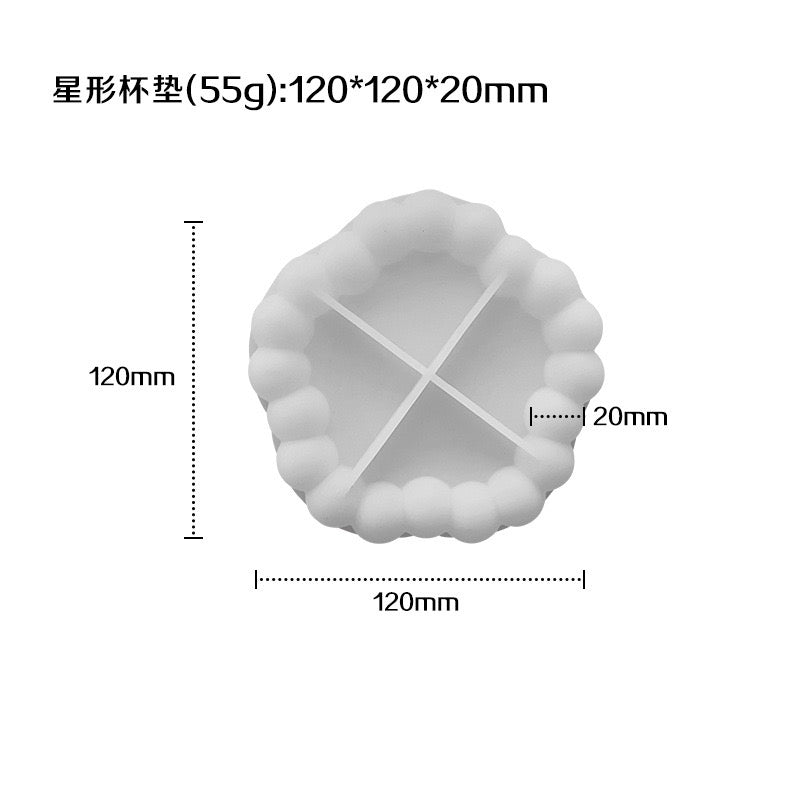 Bubble Trinket Tray Silicone Mold g015