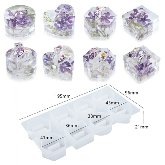8in1 Ring Holder Silicone Mold Silicone Mold Craft Molds
