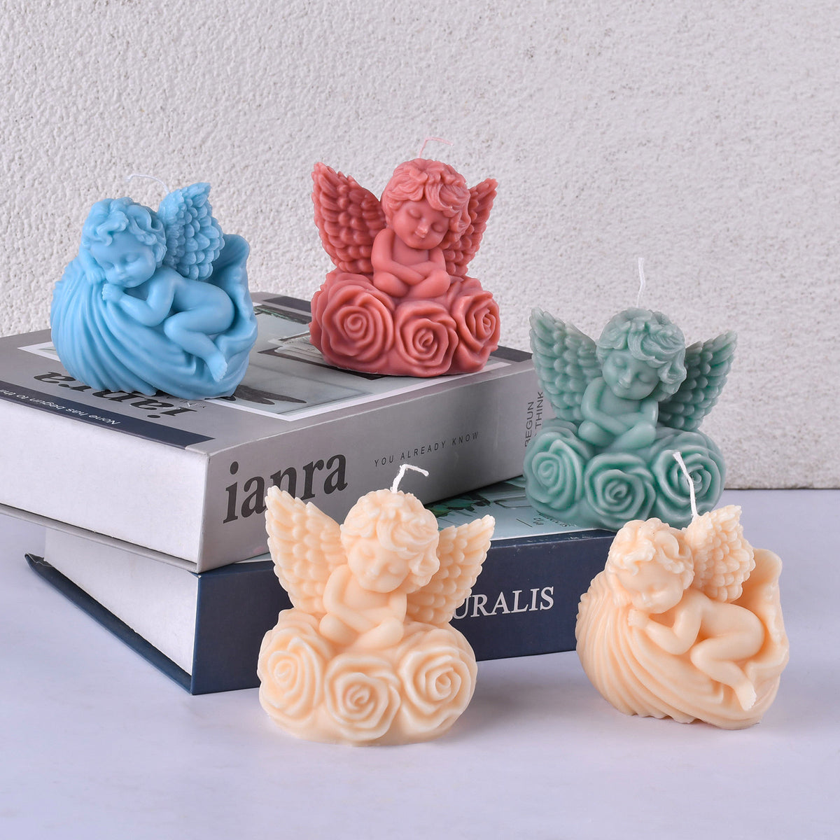 Rose Angelic Candle Silicone Mold h08