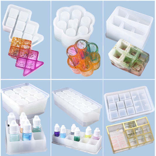 Lipstick Organizer Silicone Mold d011