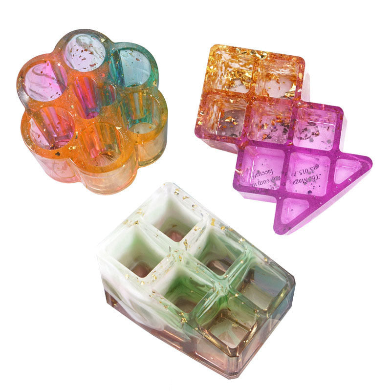 Lipstick Organizer Silicone Mold d011