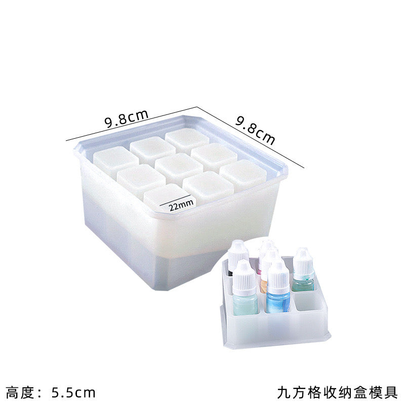Lipstick Organizer Silicone Mold d011