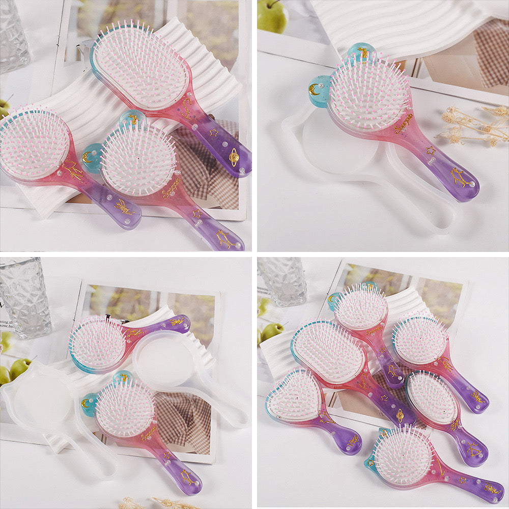 Hair Brush Silicone Mold c011/d01