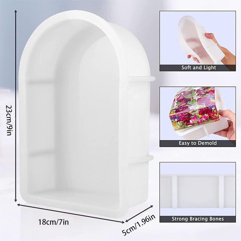 Arch Flower Conservation Silicone Mold b014