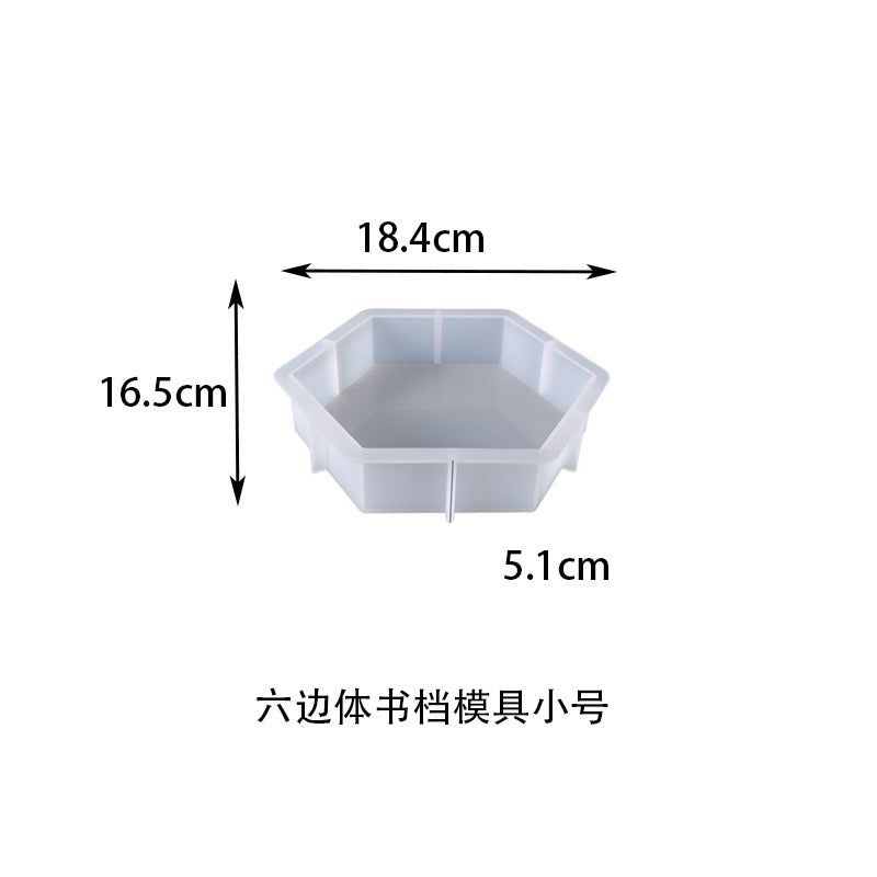 Hexagon Flower Conservation Silicone Mold b014