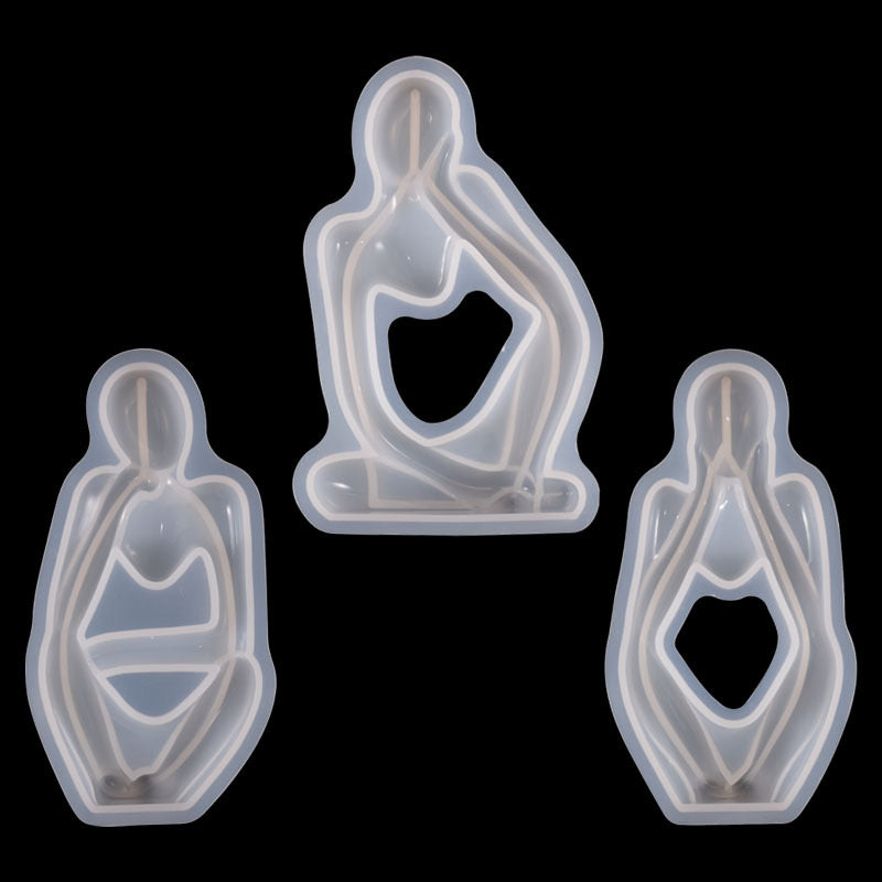Thinker Statue Silicone Mold f011-12