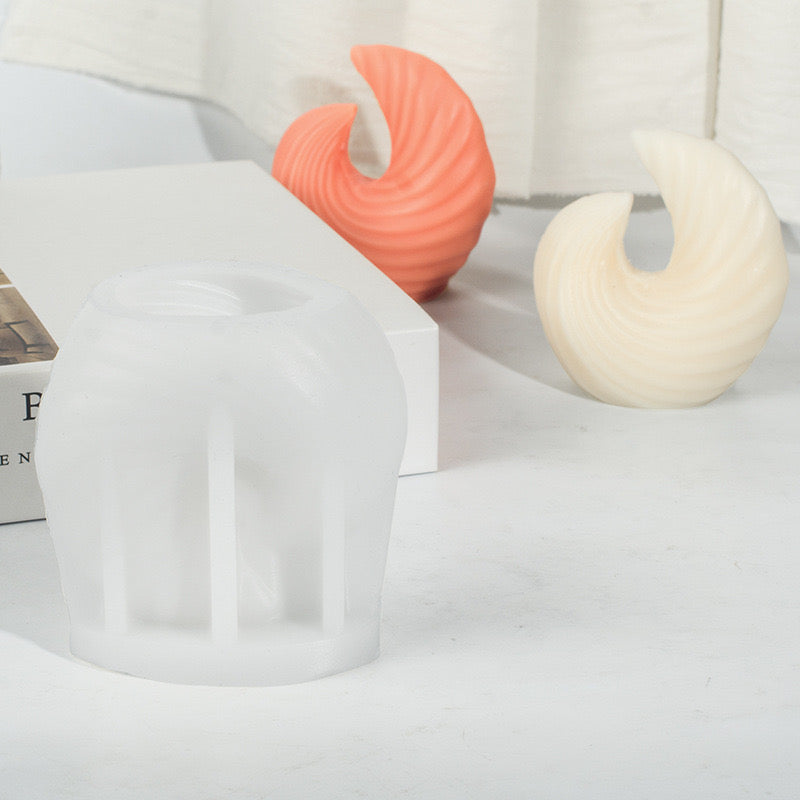 Wave Candle Silicone Mold h09