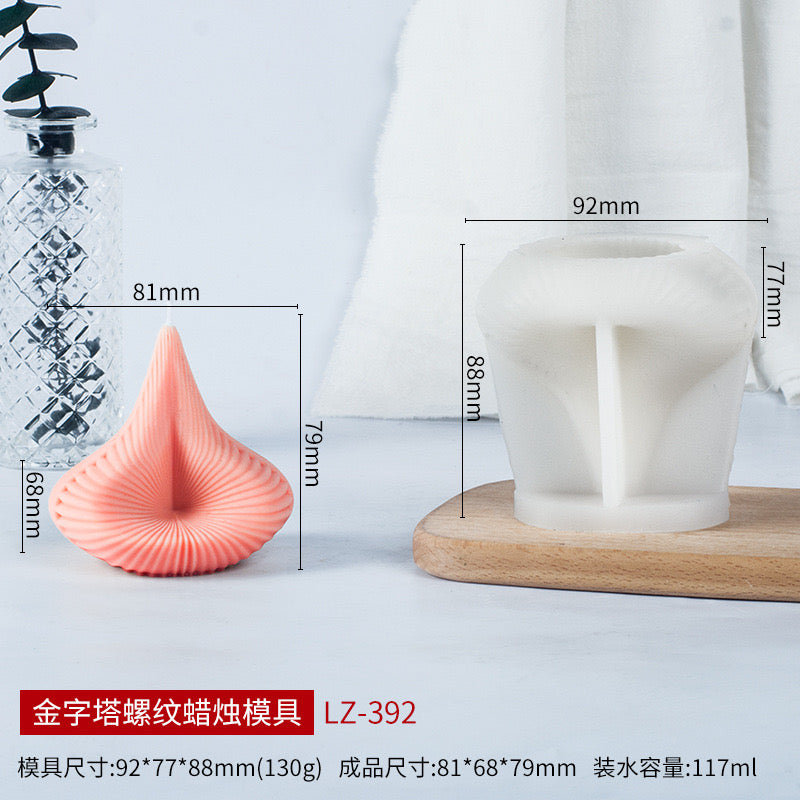 Water Drop Candle Silicone Mold h09