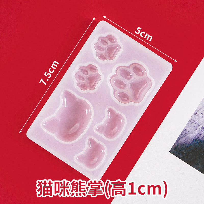Mini Pet Tag Silicone Mold 2f