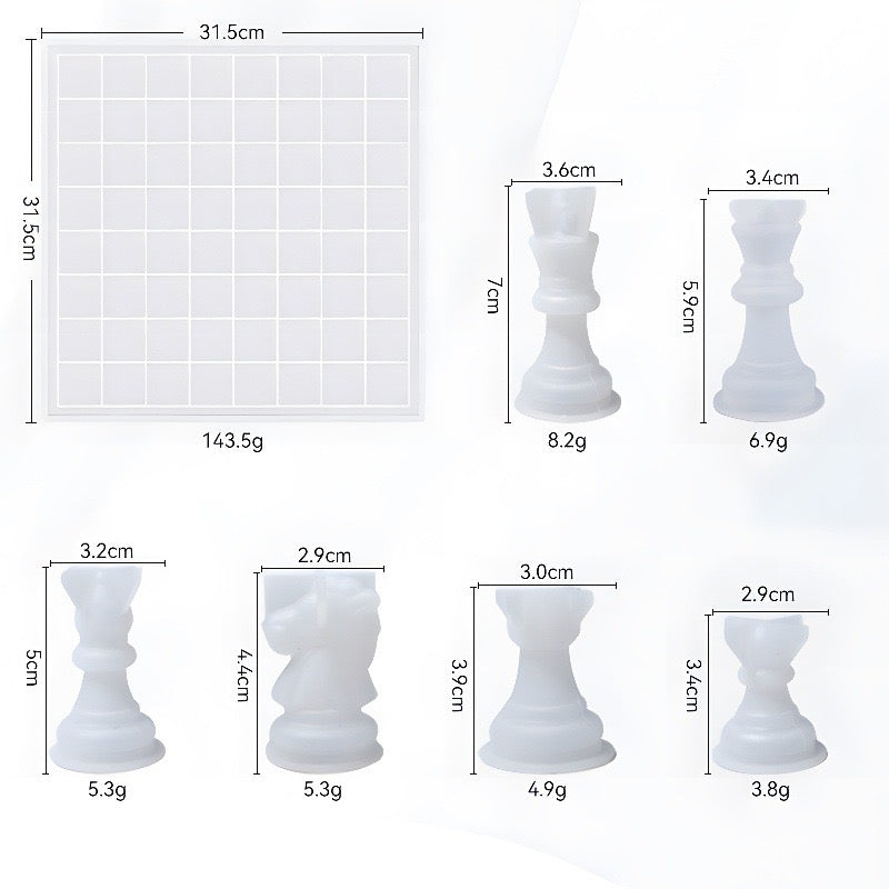 Chess Silicone Mold b010