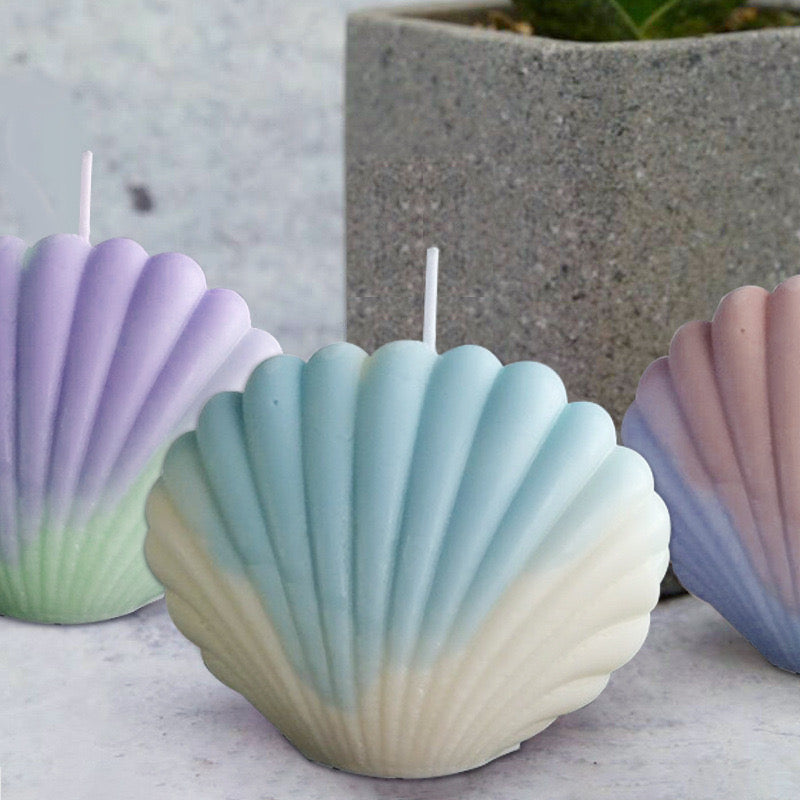 Shell Candle Silicone Mold  h06