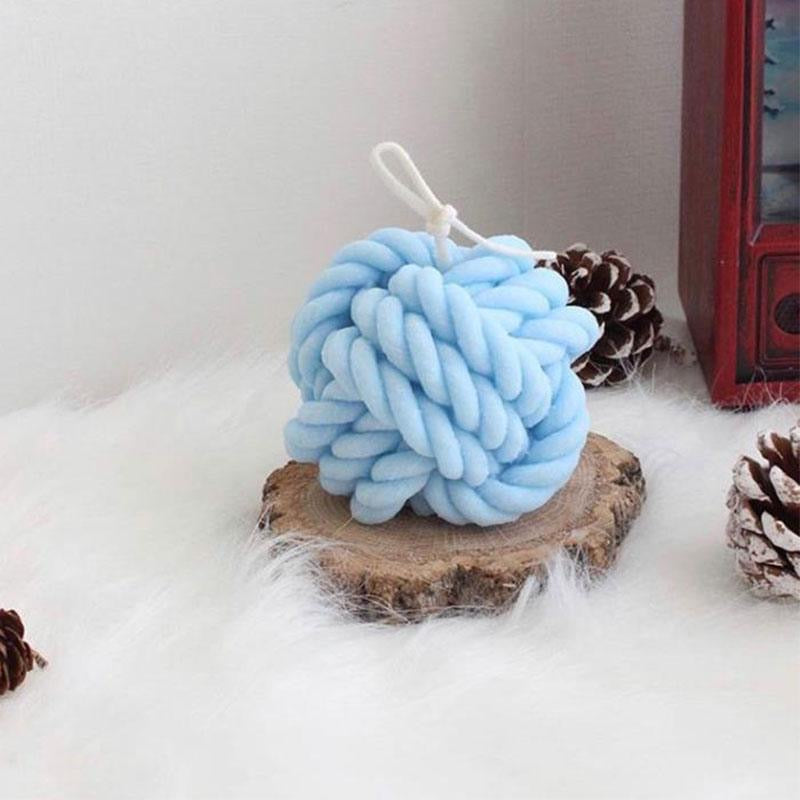 Wool Rope Candle Silicone Mold h06