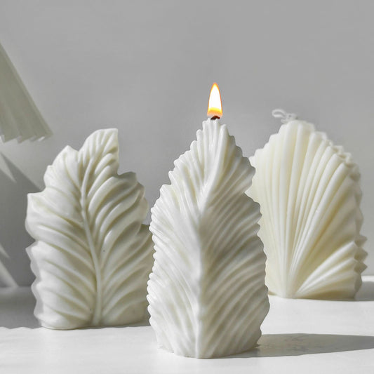 Candle Leaf Shape Silicone Mold h02
