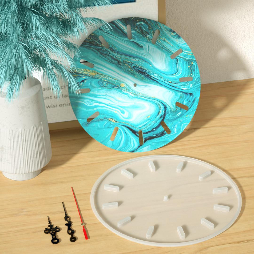 Clock Silicone Mold b011